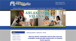 Desktop Screenshot of muanyagablakok-ajtok.hu